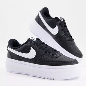 Brand new never been worn Nike Court Vision Alta sneakers in black size 6